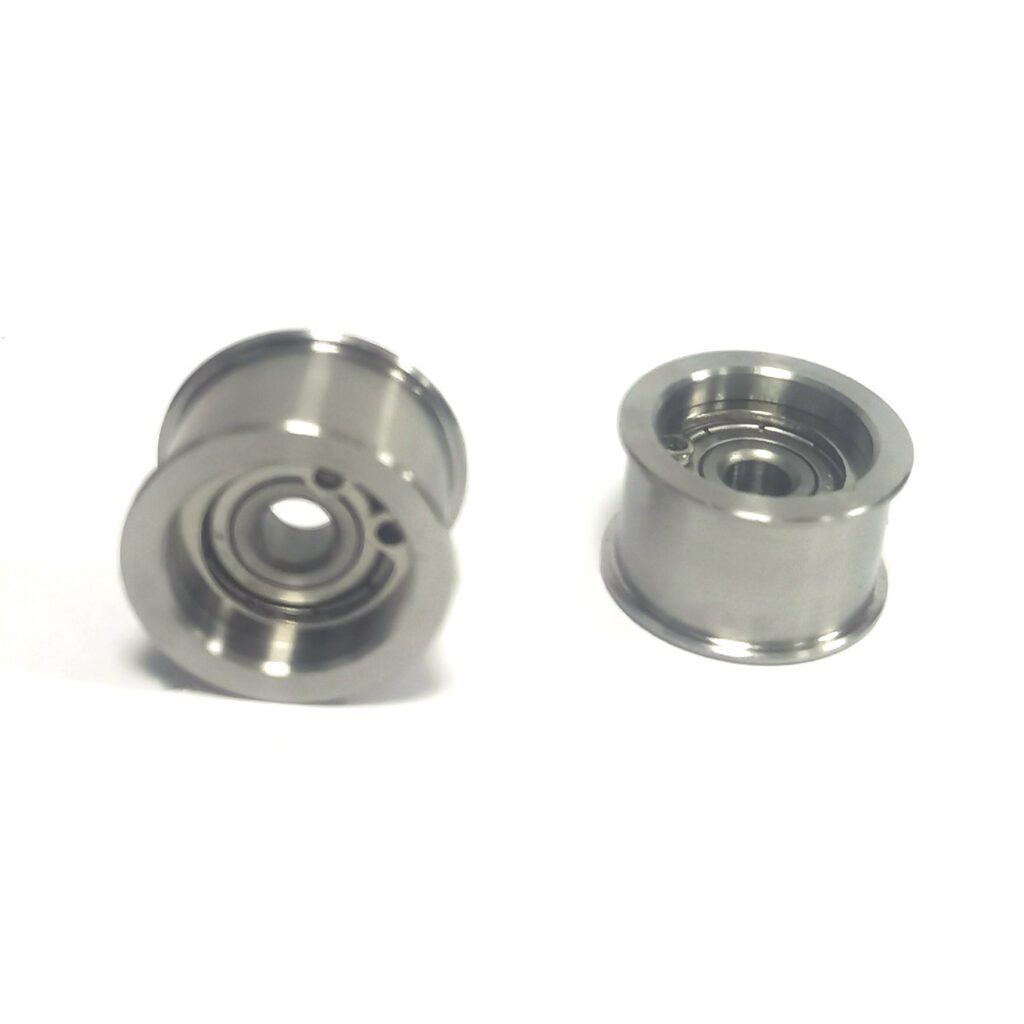 Backside Tension Timing Idler Pulley with Center Bearing