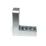 Compact linear guide limit stop (holeless positioning type)