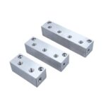 Manifold Blocks - Hydraulic or Pneumatic, Outlets 1 Side, 2 Inlets, Vertical Mounting Holes