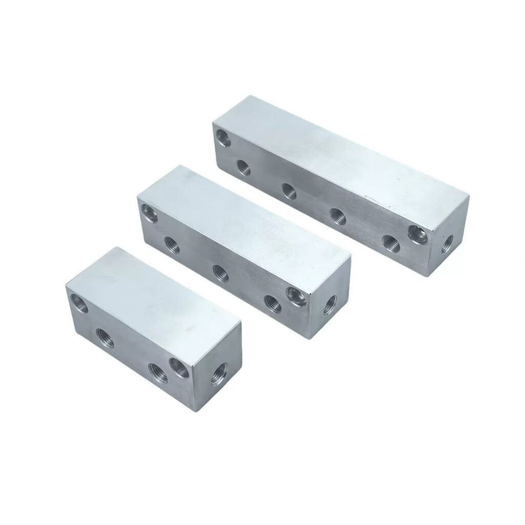 Custom Hydraulic & Pneumatic Manifold Blocks – CNC Machined for High Pressure Applications