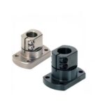 Brackets for Stands - Clamp Type, Square Flange | Industrial Support Base