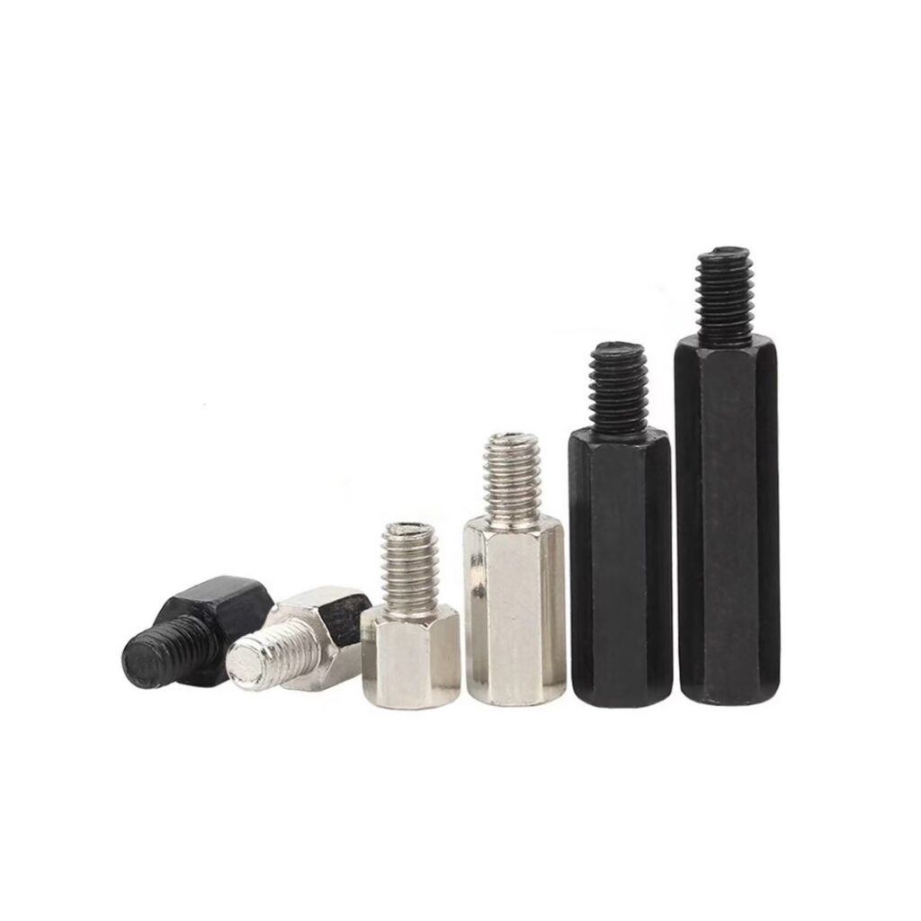 Hex Standoffs - One End Tapped and One End Threaded, Configurable Length and Thread Length