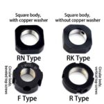 Precision Lock Nut for Ball Screw Support Unit – RN/RK/F/R Series