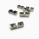 Custom U-Type Step Block made of 316L Stainless Steel - Precision machined step clamping blocks for CNC machine workholding and fixturing, with size reference drawing