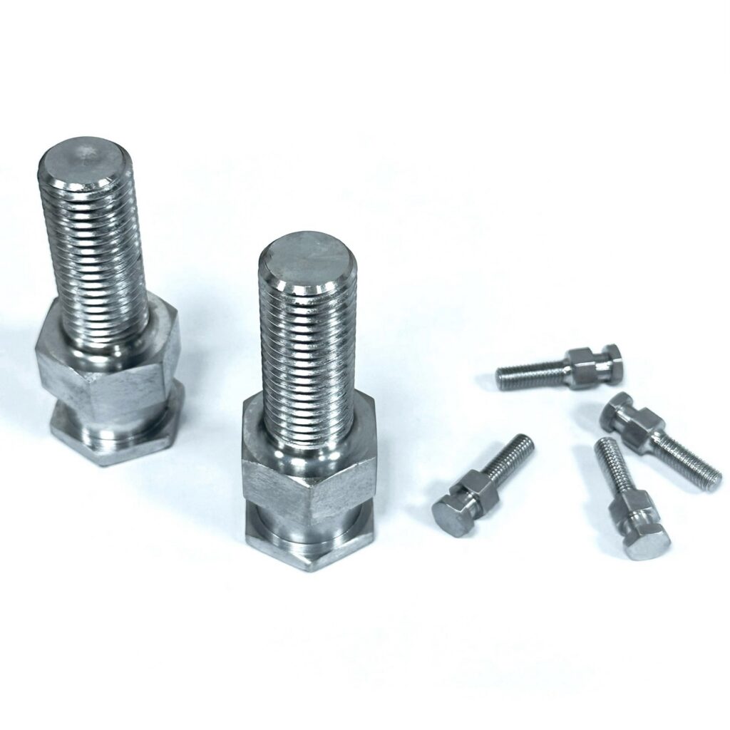 Compact Threaded Floating Joint M5 M6 stainless steel - Pneumatic cylinder alignment coupler