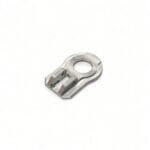 Precision aluminum CNC machined bracket with mounting hole